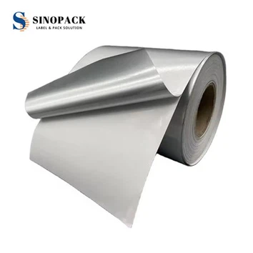 Kendinden Yapışkanlı Parlak Gümüş Polyester Vinil