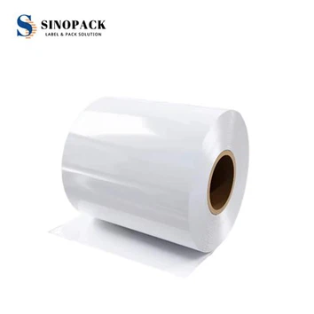 Jumbo Roll Tarafından Kendinden Yapışkanlı Beyaz Polipropilen